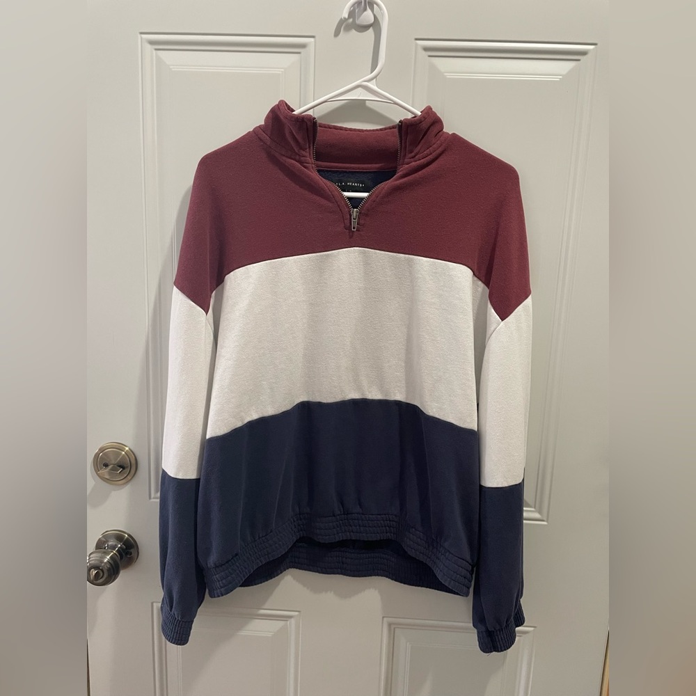 Mens zip-up sweater